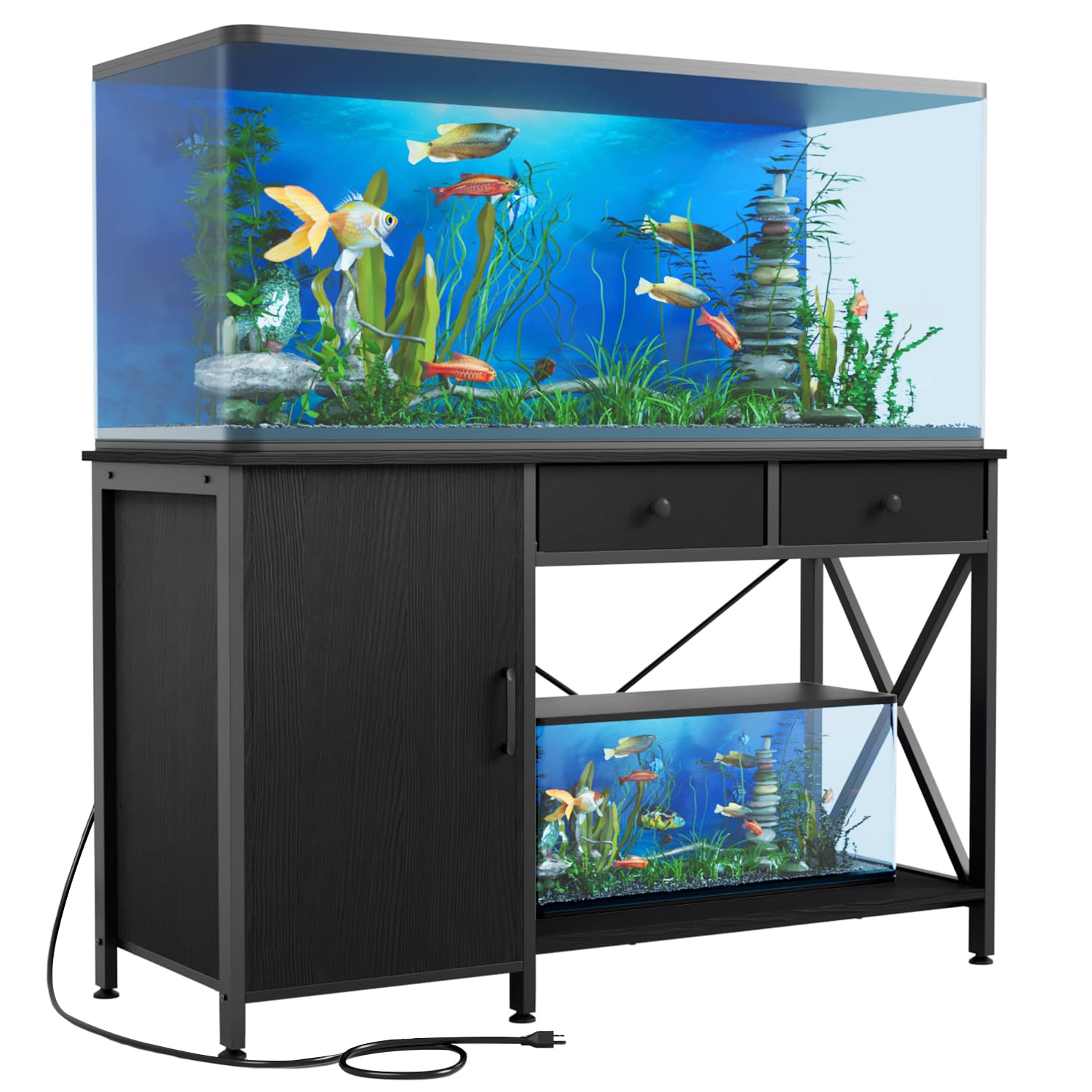 Amazon.com: FILKO 55 Gallon Fish Tank Stand: Sturdy Aquarium Stand